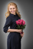 Роза Черри 40 см 9 шт