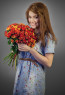 Кустовые розы файр флеш 25 шт.