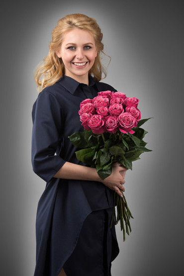 Роза Черри 60 см 15 шт